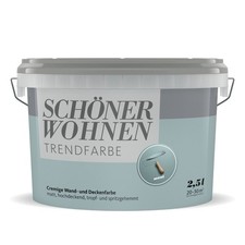 SCHÖNER WOHNEN Trendfarbe Wandfarbe Deckenfarbe maui 2,5 l