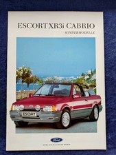 Ford Escort XR3i Cabrio Prospekt 9.1989
