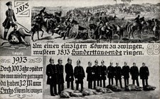 Ak Leipzig in Sachsen, Erlegte ausgebrochene Löwen, Polizisten - 11027066