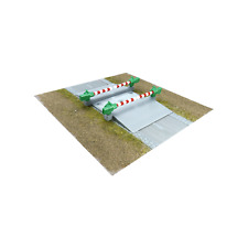 Bahnübergang eingleisig, beschrankt, Spur N, manuelle Bedienung, elastisch