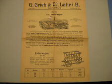 Prospekt,Werbung von 1895