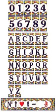 Hausnummer Keramik Zahlen