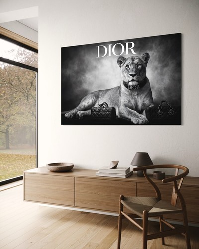 Löwe leinwand bild dekoration - löwe,
