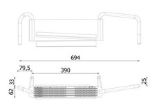 Oil cooler, engine oil Mahle
