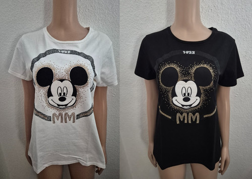 Mickey mouse glitzer shirt - mickey,