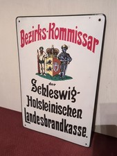 schweres altes Blechschild (Emalie?)