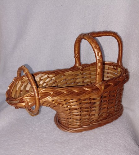 Vintage rattan flaschenkorb - rattan, /