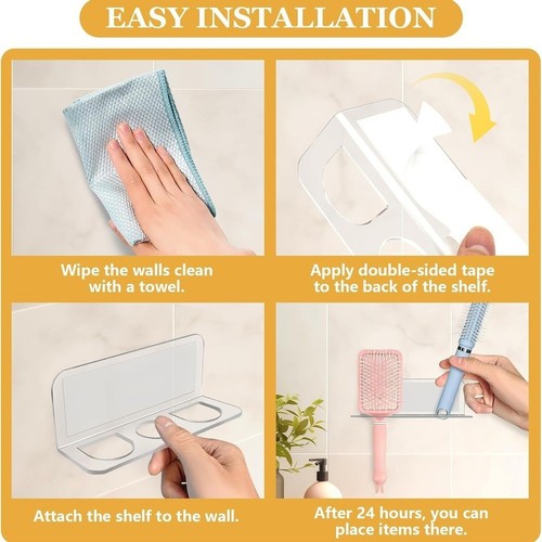 Wall mount organizer acrylic - wall,
