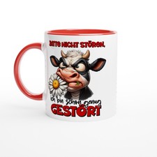 Lustige Tasse gestörte Kuh