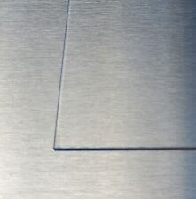 Edelstahlblech Flachstahl geschliffen 240 Korn 1mm ZUSCHNITT NACH WAHL