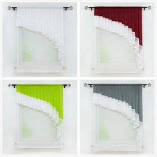 Transparent Scheibengardine