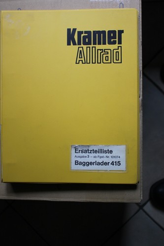 Kramer allrad ersatzteilliste - kramer,