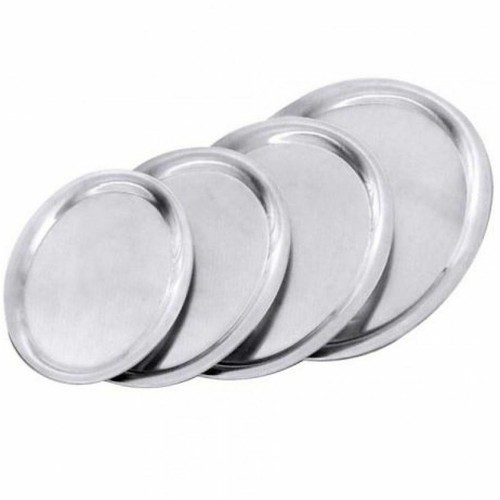 3er servierplatte edelstahl - 3er,