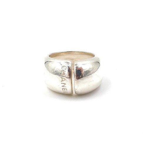 Chanel vintage logo ring - chanel,