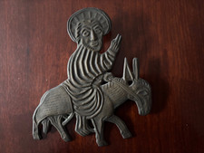 Bronze-Relief „Jesus auf dem