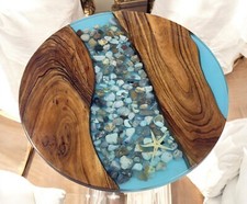 Klar Blau Rund Epoxidharz