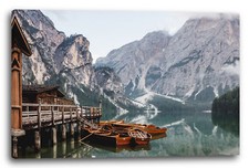 Lein-Wand-Bild: 6 Boote