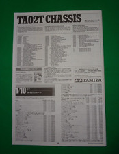 RC Modellbau - TA02 T - Chassis - Bauanleitung  -  Tamiya  11051953  (BA20)