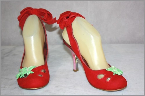 Irregular choice pumps - choice, samt