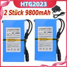 2 Stück 12V 9800mAh