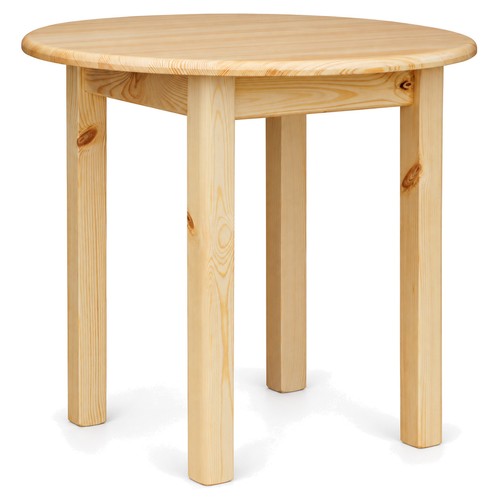 Kindertisch runder kiefer - kindertisch,