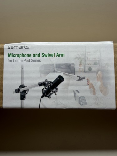 Microphone and swivel arm - and,