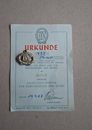 Abzeichen urkunde - abzeichen,