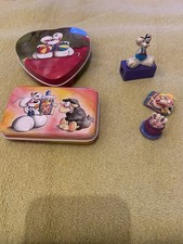 2 Diddl Metalldosen - 2 Minifiguren - 1 Diddl- Spitzer 