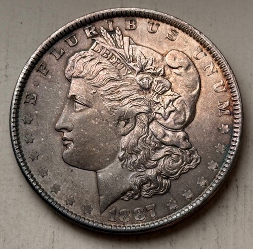 1887 morgan dollar united - $1,