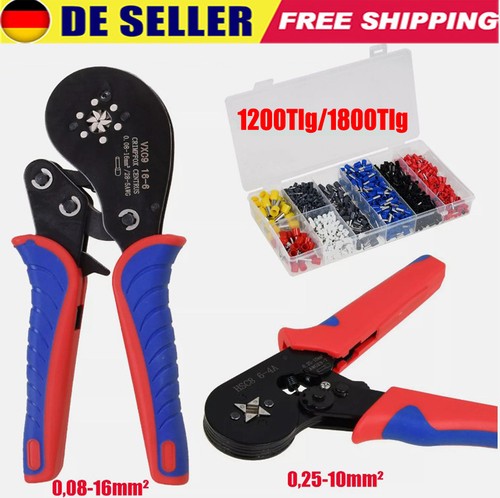 Crimpzange aderendhülsen set - aderendhülsen,
