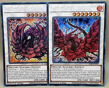 Schwarzer Rosendrache Artwork Set Secret Rare Neu! Yugioh 1. Auflage L5DD & RA04