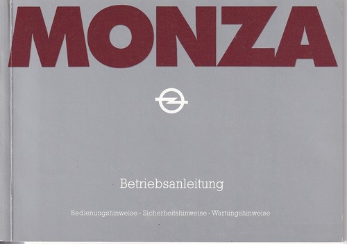 Opel monza - opel, 1
