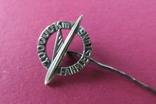 Opel    100000 Km.   835 Silber    Abzeichen  Anstecker verkürzte Nadel