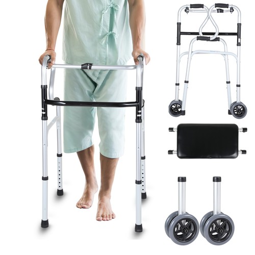 Rollator gehhilfe mit räder - rollator, 4