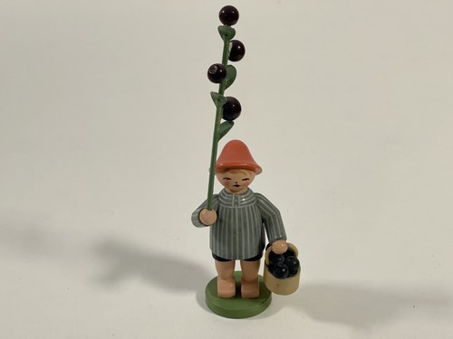 Erzgebirge figur sammler holz - figur,