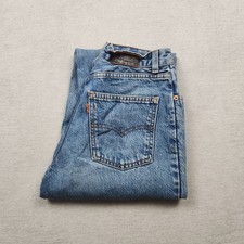 Levi's 726 Orange Tab Vintage Damen Jeans Hose W29 L32 Denim Blau 90er Tapered