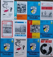 12 Fußball Programme DDR