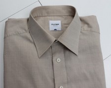 OLYMP TENDENZ Herren Hemd Beige Gr. 44