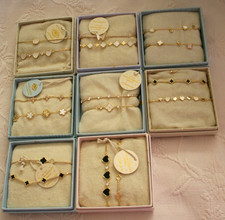 Heart Clover charms Bracelets