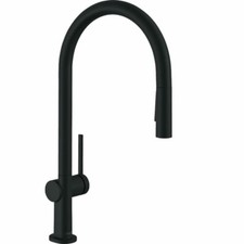 Stehende Küchenarmatur Hansgrohe Talis M54 schwarz matt