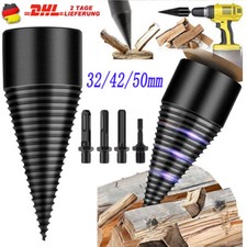 50mm Brennholzbohrer Holzspaltbohrer Holzspalter Kegelspalter Für Bohrmaschine