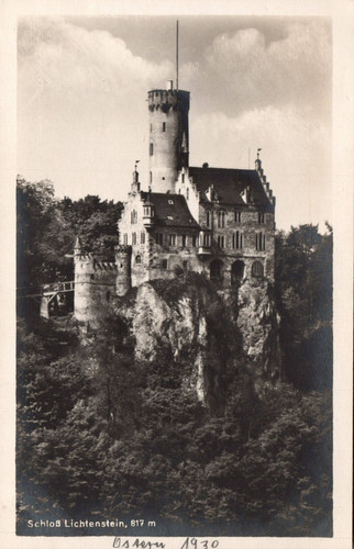 Schloß lichtenstein - ak,