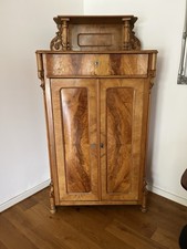 Antikes Vertiko Kunstvoller Aufsatz Schrank Gründerzeit Jugendstil Um 1910