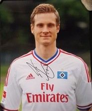 SIGNIERTES GROSSES HSV FOTO /