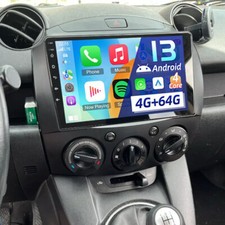 4G+64G Android 13 Für Mazda 2 2007-2013 Autoradio GPS Navi WIFI RDS Kamera SWC