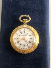 Aero Watch Neuchatel Damen Taschenuhr Gold Vintage