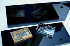 Für AKAI gx 75 95 gx75 gx95 Seitenteile side panel DECK glänzend schwarz MDF