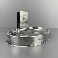 Antiker Werbe-Aschenbecher Greiling Zigaretten / Hotel Schwarzes Roß, Freiberg