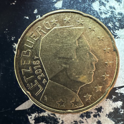 Luxemburg eurocent münze - luxemburg, 20-eurocent-münze