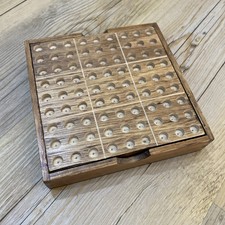 Sudoku aus Holz in Echtholz